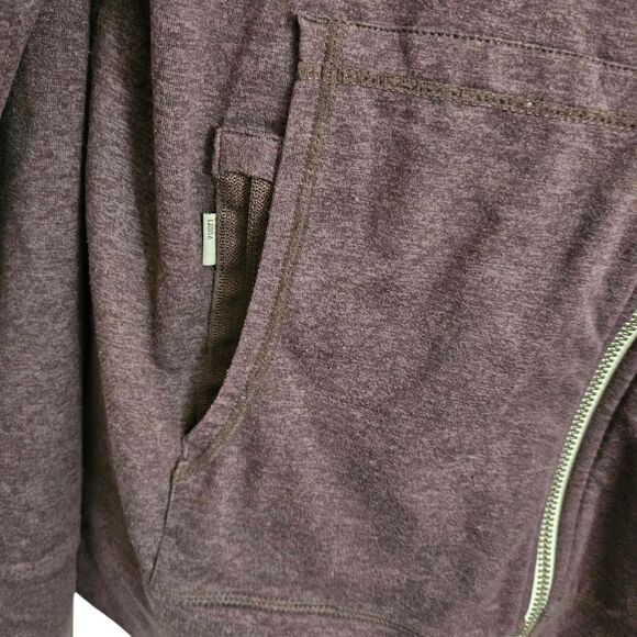Vuori Halo Performance Hoodie 2.0 Womens Small Purple Full Zip Pocket Stretch - Picture 4 of 10